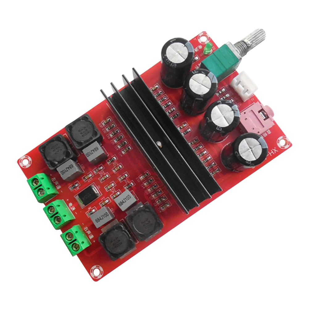 

2x100W Dual Channel Amplifier TPA3116D2 2-Channel Digital Audio Amplifier Board 12/24V for Arduino
