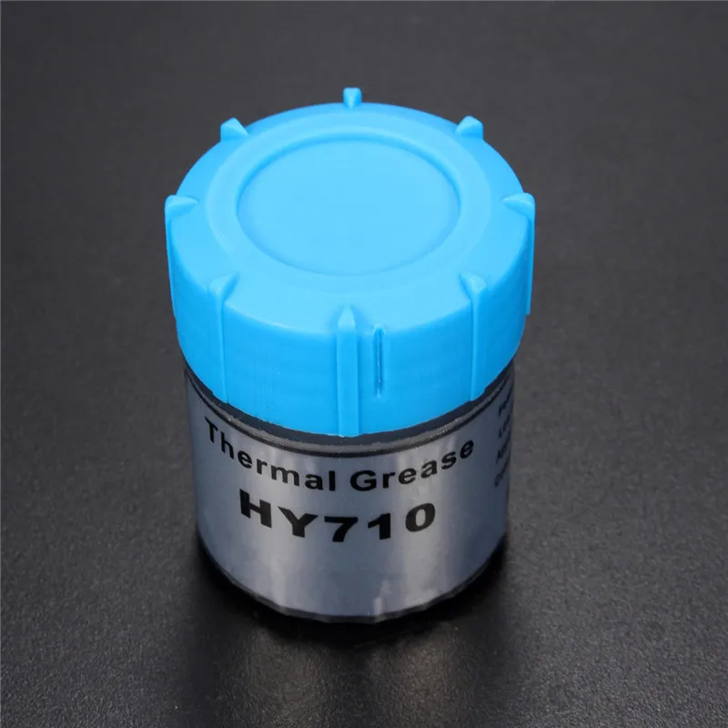 Высококачественная Серебристая силиконовая термопроводящая смазка HY710 15 г