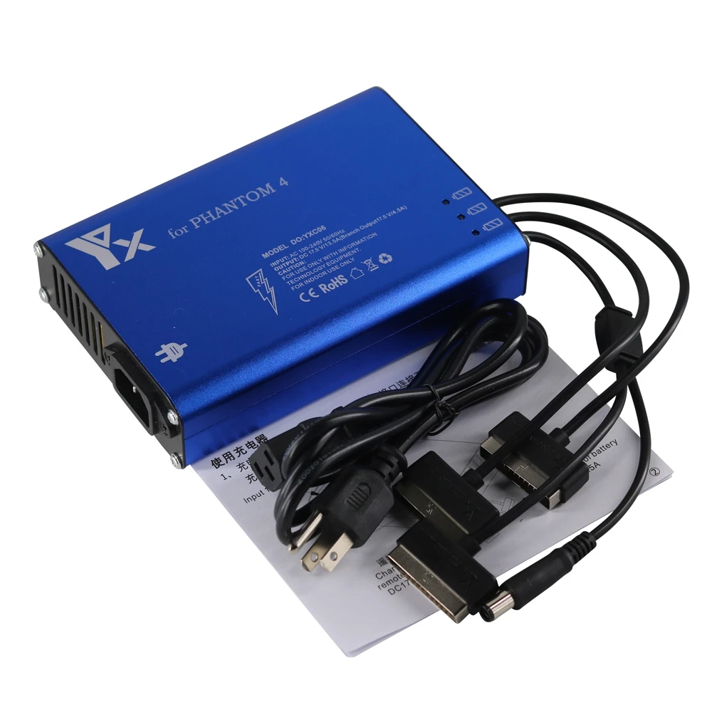 4 в 1 зарядное устройство Phantom Зарядное быстрой интеллигентая (ый) USB для DJI pro Advanced