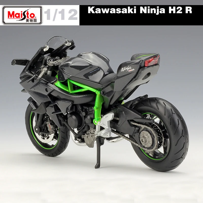 MAISTO 1:12 Kawasaki Ninja H2R H2 R мотоцикл литой металлический велосипед Модель для детей подарки на день рождения