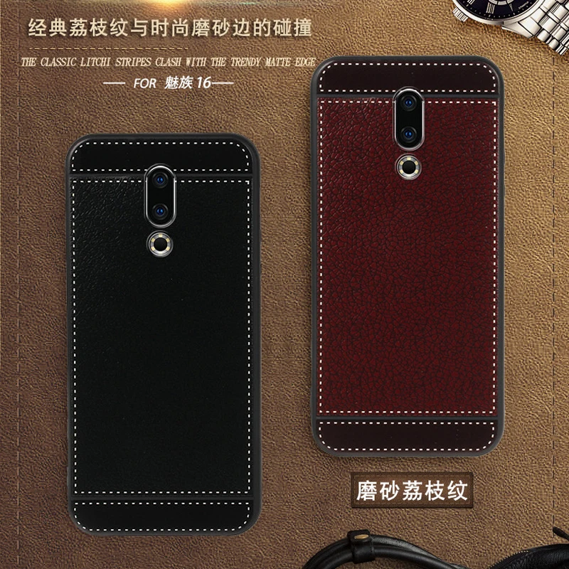 Чехол для Meizu 16 16th M882Q мягкий черный силиконовый чехол 6 0 дюйма 6GG 128 ГБ роскошный