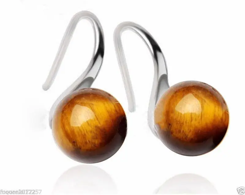Серьги из натурального серебра TIGER'S EYE|tiger eye earrings|earrings naturalearrings earring |