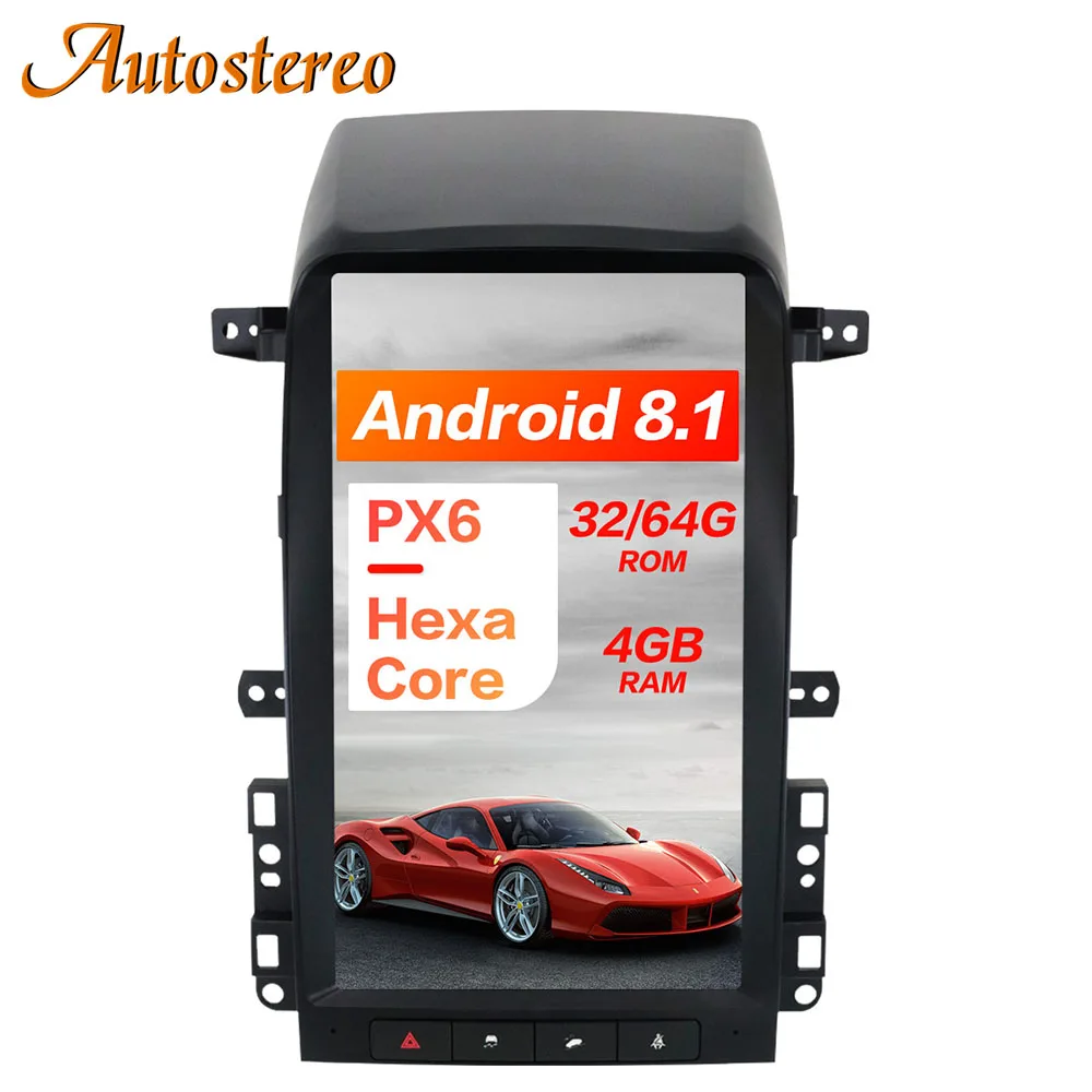 Android 8,1 PX6 мультимедийный плеер Tesla стиль gps навигация для Chevrolet Captiva 2007-2012 головное устройство авто радио магнитофон