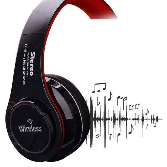 Светодиодный Bluetooth гарнитура складные наушники с 70db микрофон для ПК 400 мА/ч литий