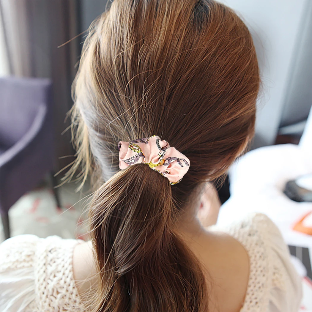 4pcs Hair Scrunchie Women Girls Elastic Rubber Bands Accessories Gum For Tie Ring Rope Ponytail Holder |
