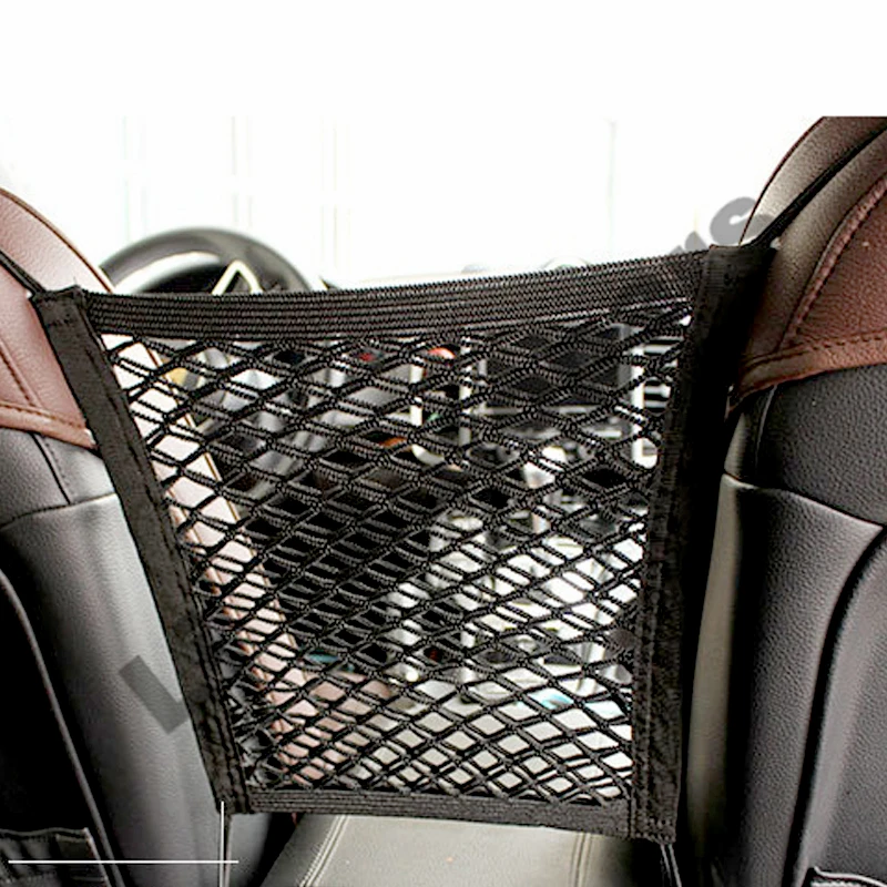 Прочная эластичная Сетчатая Сумка для автомобиля между автомобильным