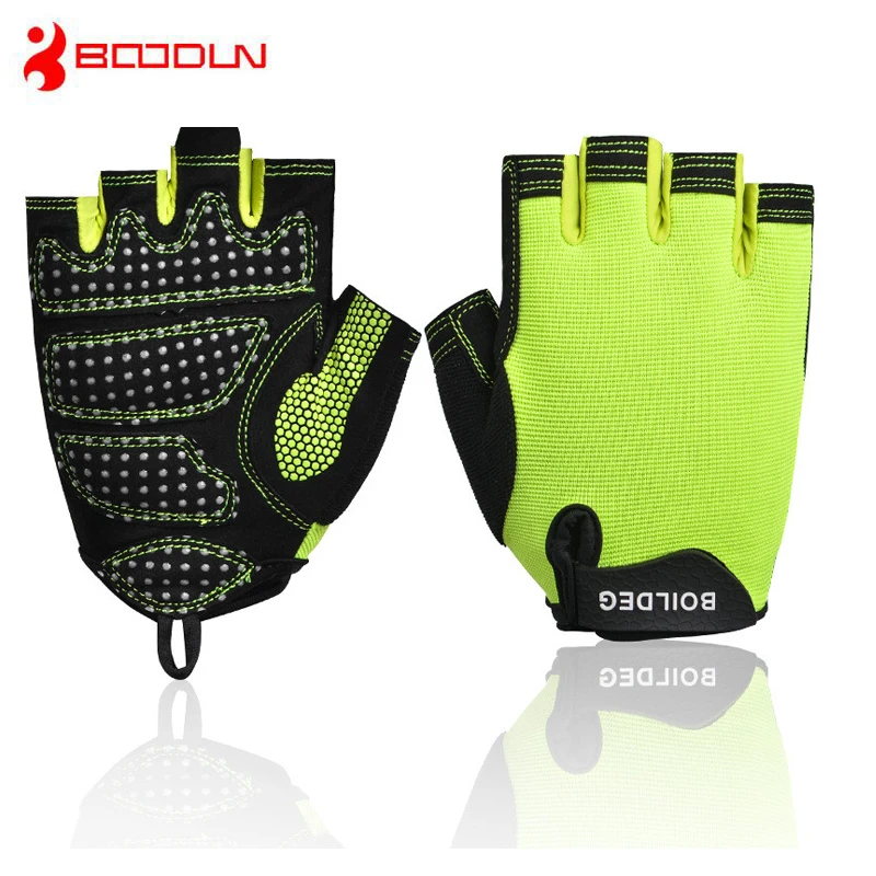 Кроссовки Для мужчин женщин велосипедные перчатки Фитнес Лето Половина Finger