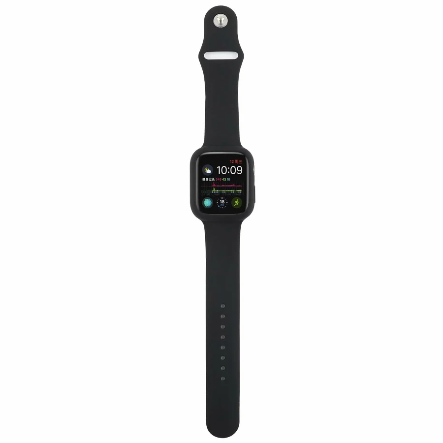 Сменный спортивный ремешок из мягкого силикона 40 мм 44 + чехол для Apple Watch Series 1 2 3 4 42