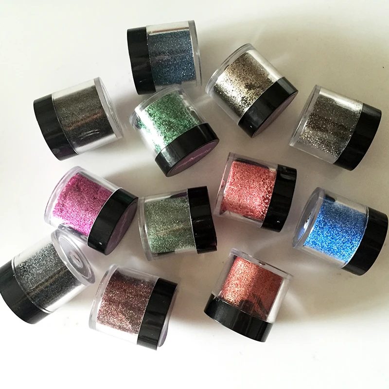 

2017 Dazzling Nail Art Sexy leopard granulated sugar Glittery Powder 3D Pigment Sequin Tips Pink Dust Proof Nail Powder 1210