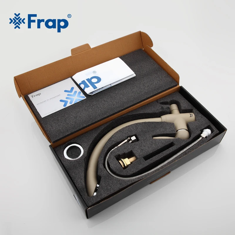 Новое поступление кухонный кран цвета хаки Frap смеситель с креплением на раковину