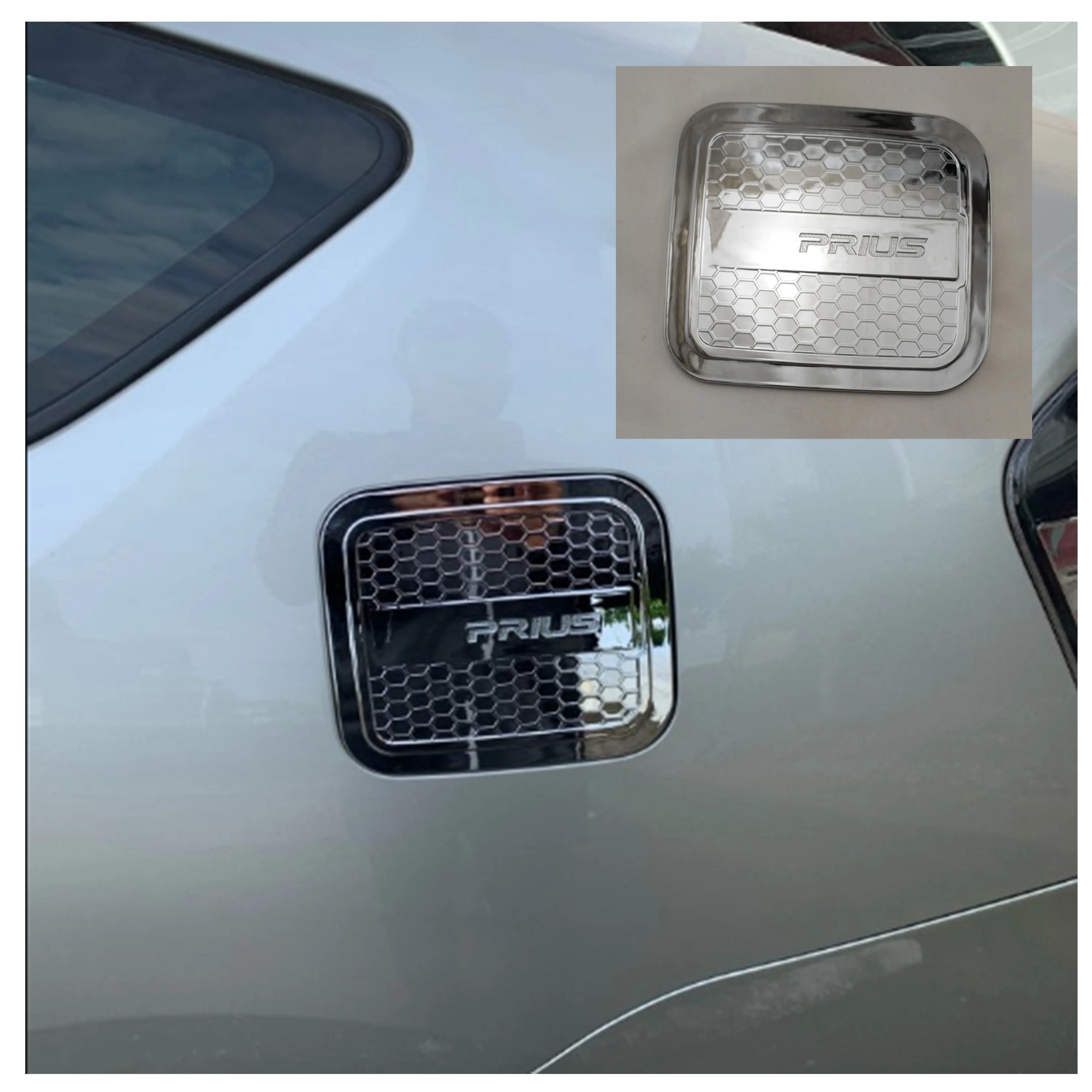 1 шт. хромированная крышка для топливного бака Toyota Prius xw20 2003 2009|Крышки бака| |