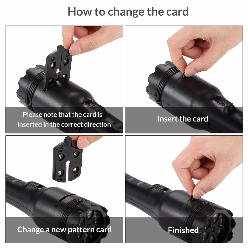 YWXLight вставка для фонаря карты Лампа проектора наружная светодиодная лампа 4 12