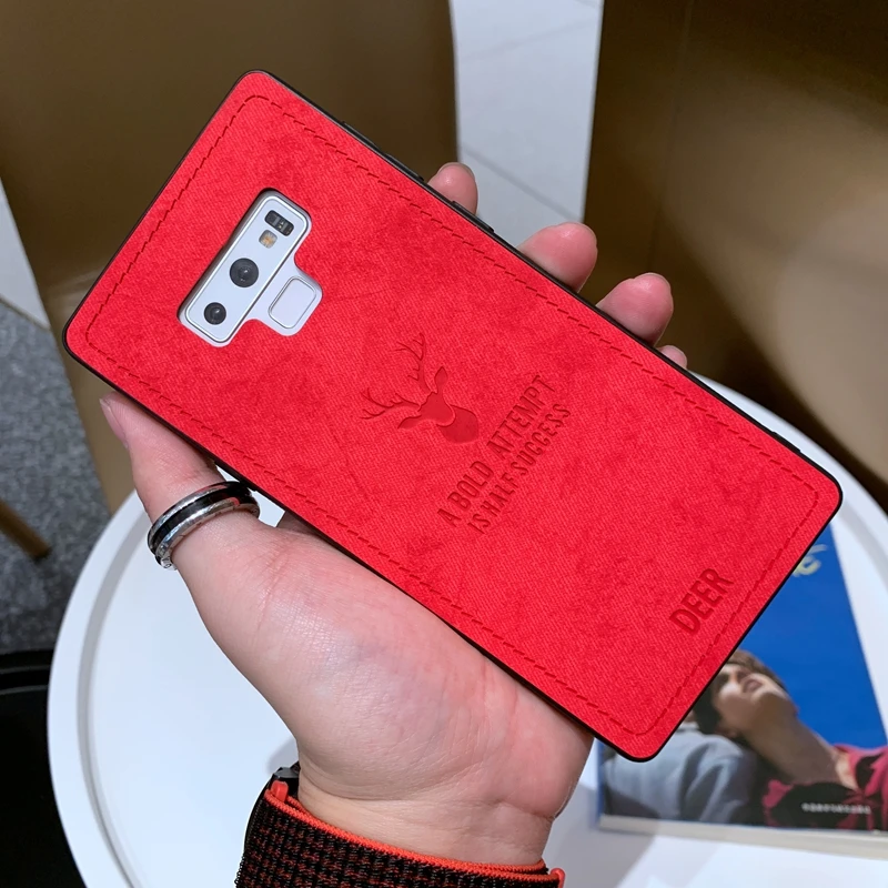 Мягкий чехол из ТПУ с рисунком оленя для Samsung Galaxy S8 S9 S10 Plus S10e M10 M20 M30 A10 A20 A30 A50 A40 A70 A9