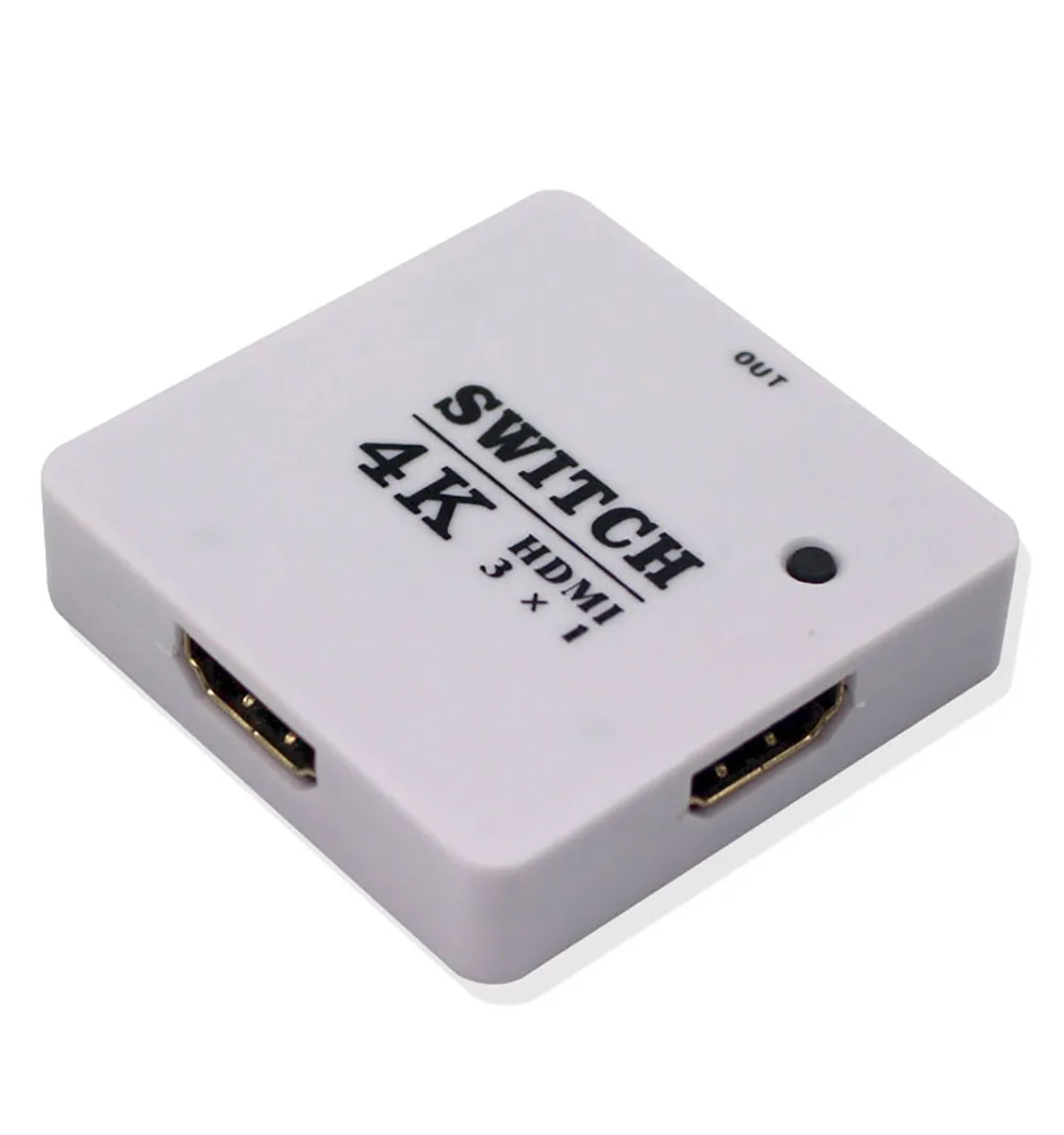 3 в 1 HDMI разветвитель порта концентратор коробка автоматический переключатель 3x1