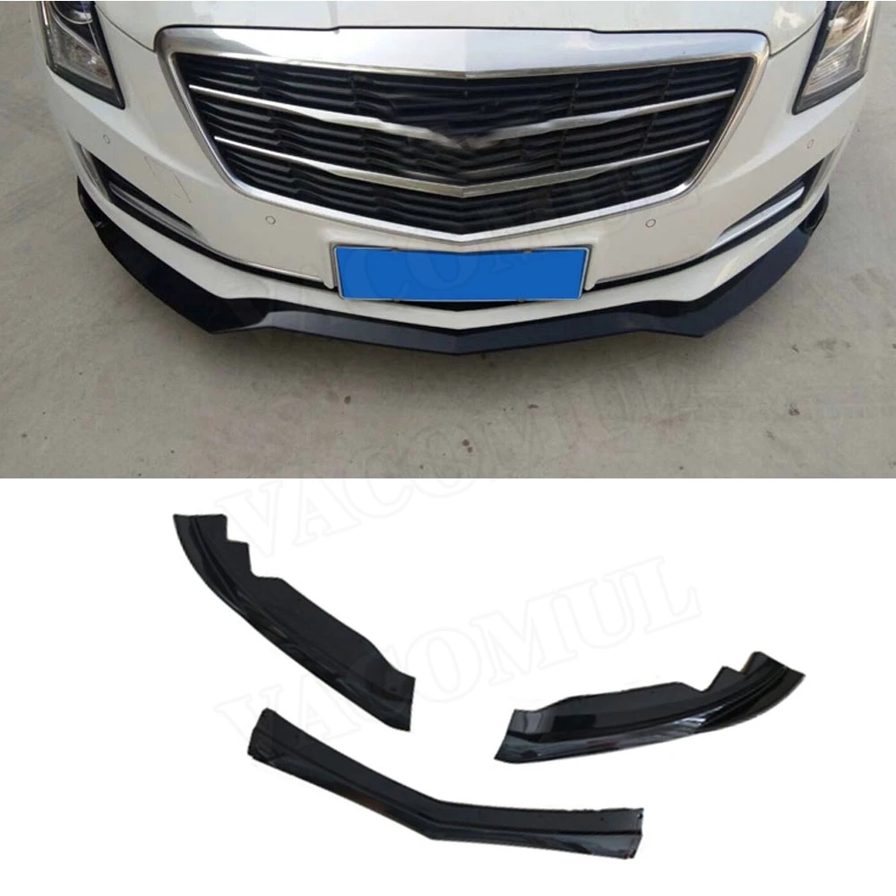 Передний спойлер для автомобиля передний Cadillac ATS 2015-2018 3 шт./компл. АБС-пластик