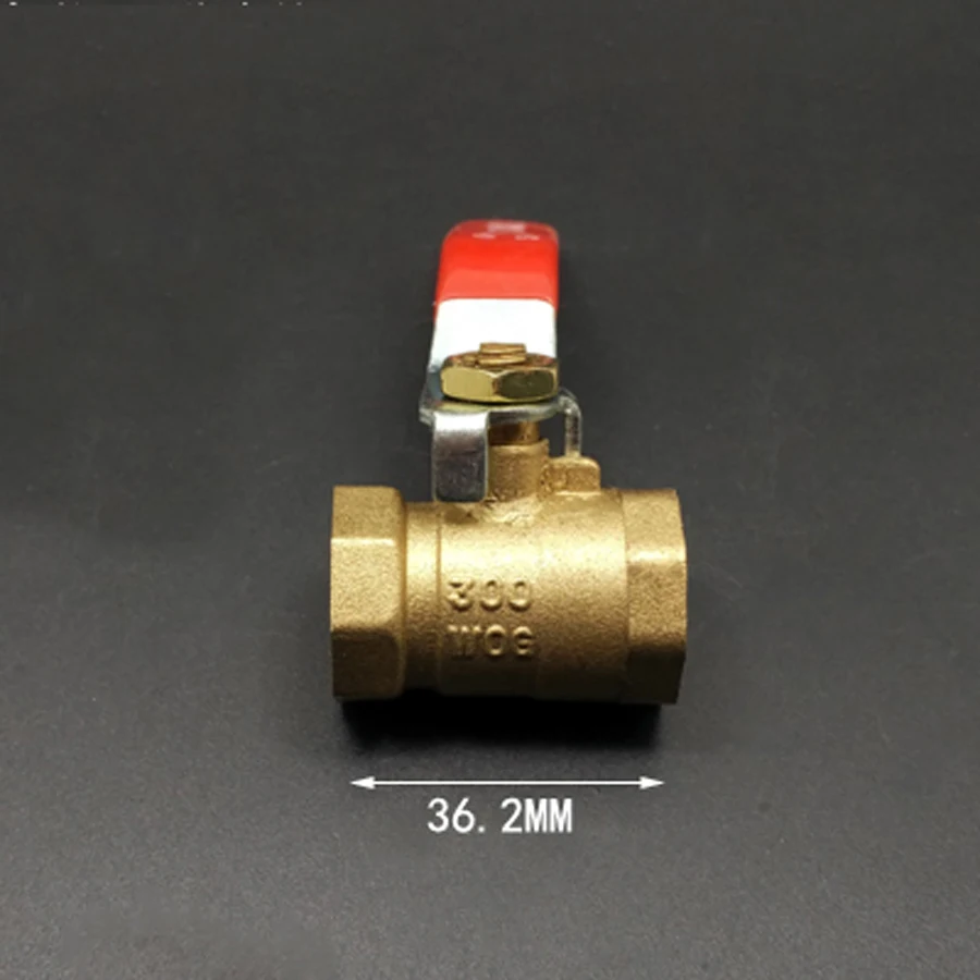 DN15 1/2 &quotBSP Женский маленький корпус латунный шаровой клапан водяной газ с