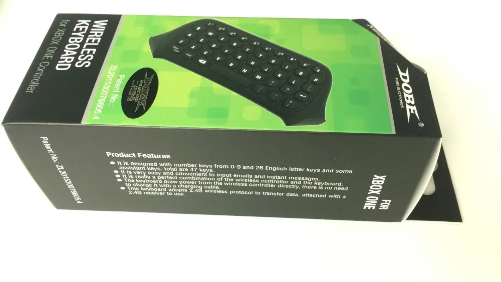 Черный Мини Bluetooth беспроводной Best адаптер Клавиатура текстовая панель для Microsoft Xbox One консоли контроллера