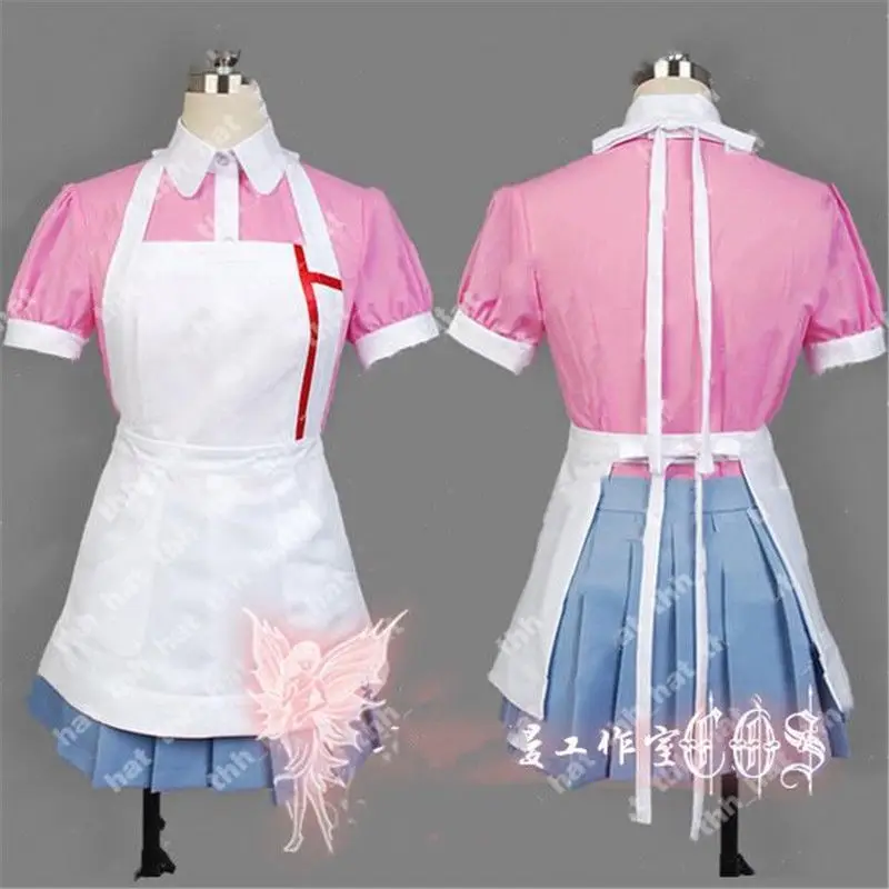 Dangan Ronpa 2 Danganronpa Dress Cosplay Mikan Tsumiki Costume | Тематическая одежда и униформа