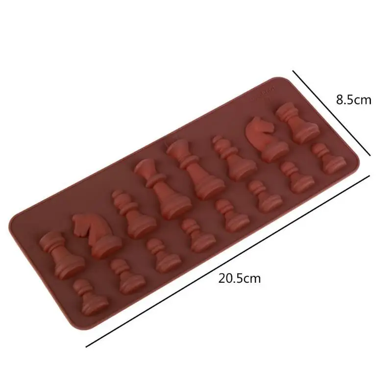 New 1PCS Chess Shape Silicone Cake Molds Fondant Jelly Candy Chocolate Mold DIY Bakware Decorate 20.5*8.5cm | Дом и сад