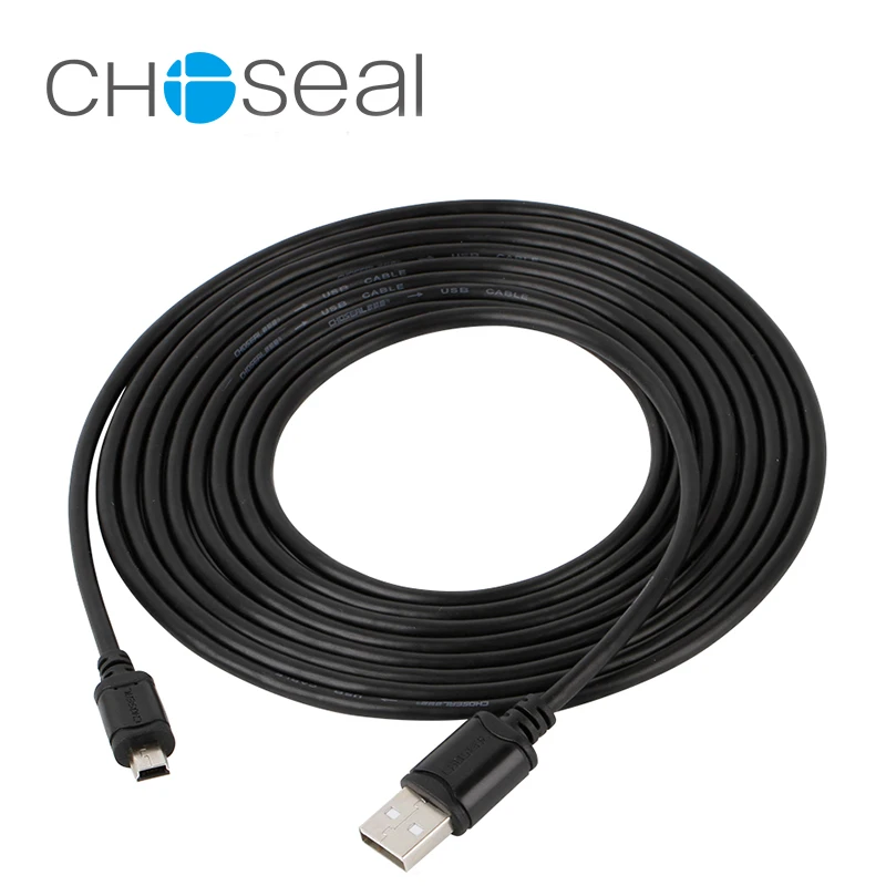 Choseal 30th anniversary QS5308 USB 2 0 Male To Mini 5PIN кабель для быстрой зарядки данных мобильного