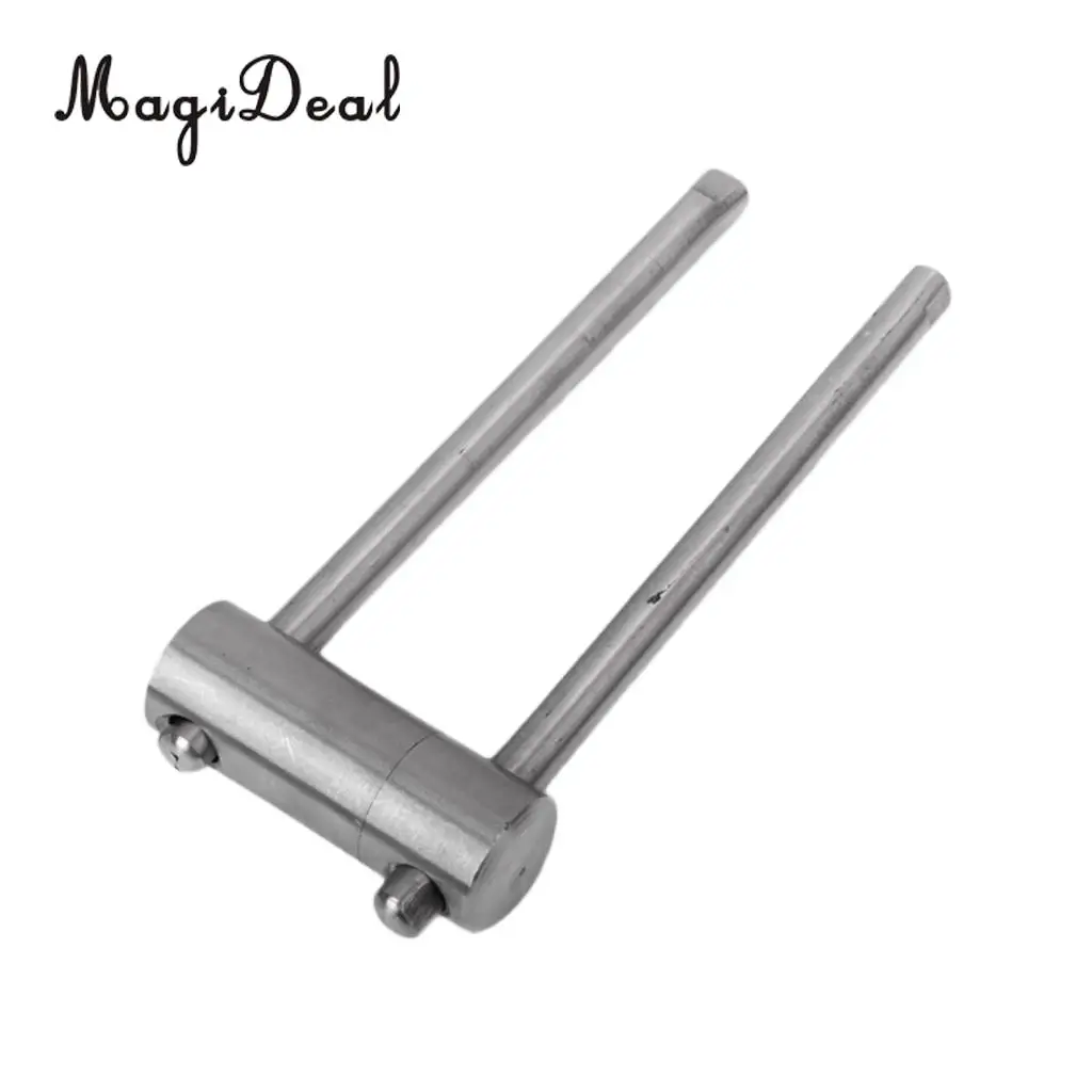 MagiDeal High Quality 1Pc Stainless Steel Metal Billiard Pool Cue Tip Press Shape Tool - Round for Indoor Games Friend Gift | Спорт и