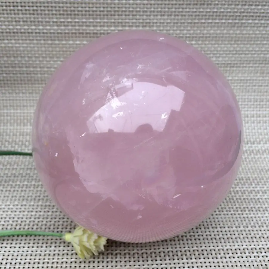 Natural Rose Quartz Crystal sphere Healing Ball for home decoration | Дом и сад