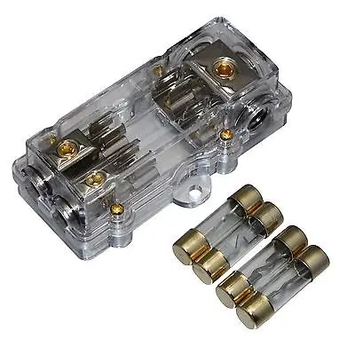 Распределительный Блок APS 4 Free 40A AGU FUSED 6 8 10 GAUGE PSF 47N|fuse distribution block|agu fusefuse agu |