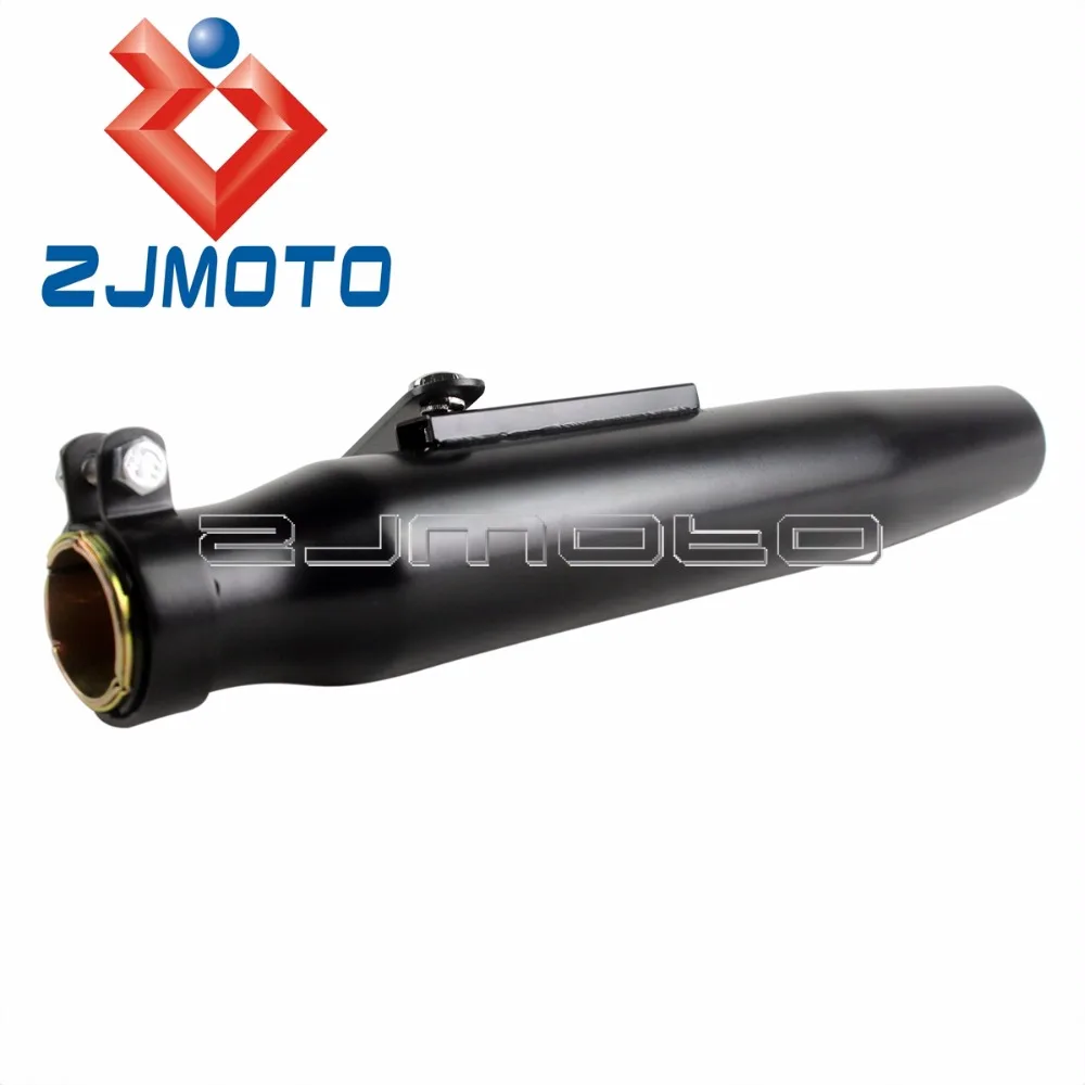 Черные выхлопные глушители для мотоцикла 1x45 мм глушитель железная выхлопная