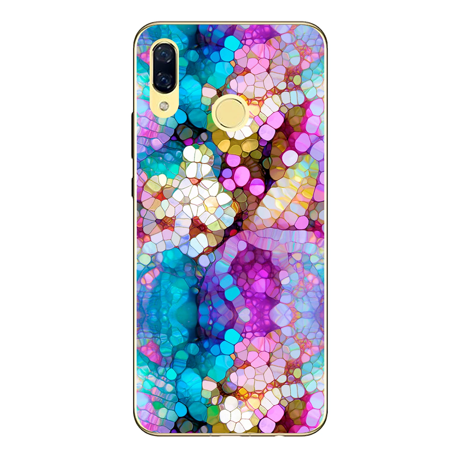 Мягкий чехол из ТПУ для Huawei Nova 3 6 дюйма прозрачный силиконовый веселые цветные