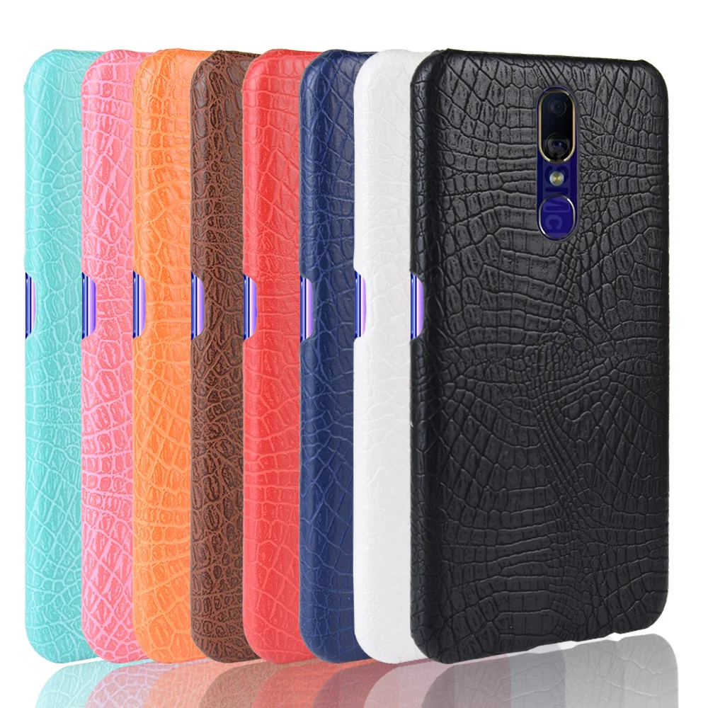 Крокодилья кожа змеи кожаный чехол для OPPO F11 F9 A1K A5S AX5S крышки Чехлы телефона с