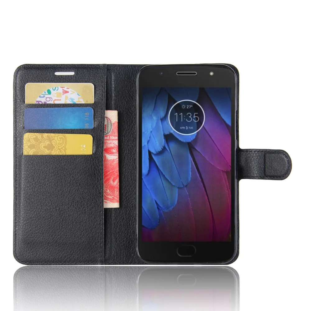 Чехол для MOTO G5S PLUS откидная крышка Роскошный Ретро бумажник кожаный чехол