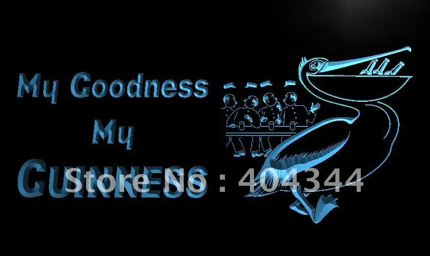 LE160-мой Guinness мой Добро пивной бар светодиодный неоновый светильник знак для