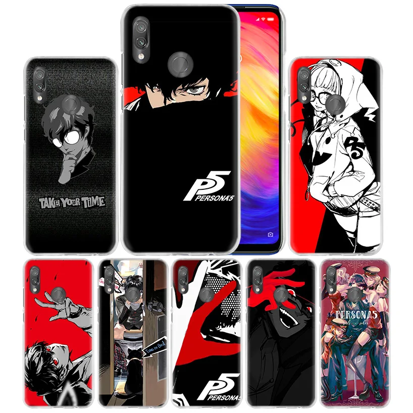 Чехол для телефона P5 Persona 5 аниме для Xiao mi Red mi Go Note 7 6 6A Pro S2 5 5A 4X mi A1 A2 9 mi x 3 5G 8 lite Play F1