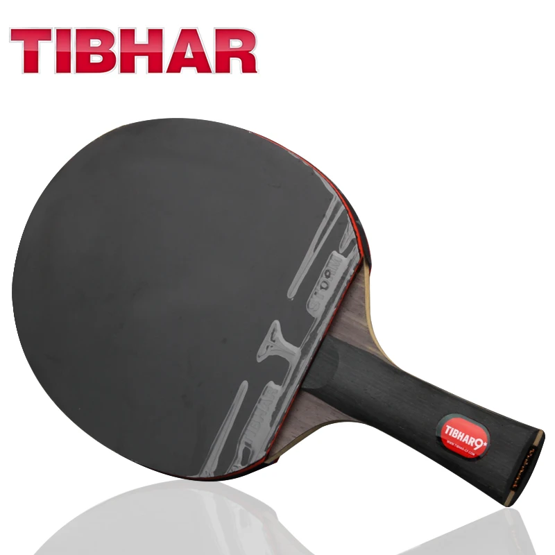Tibhar Pro ракетка для настольного тенниса лезвие резиновые Прыщи В пинг ракетки для понга высокого качества с сумкой в комплекте 6/7/8/9 звезд