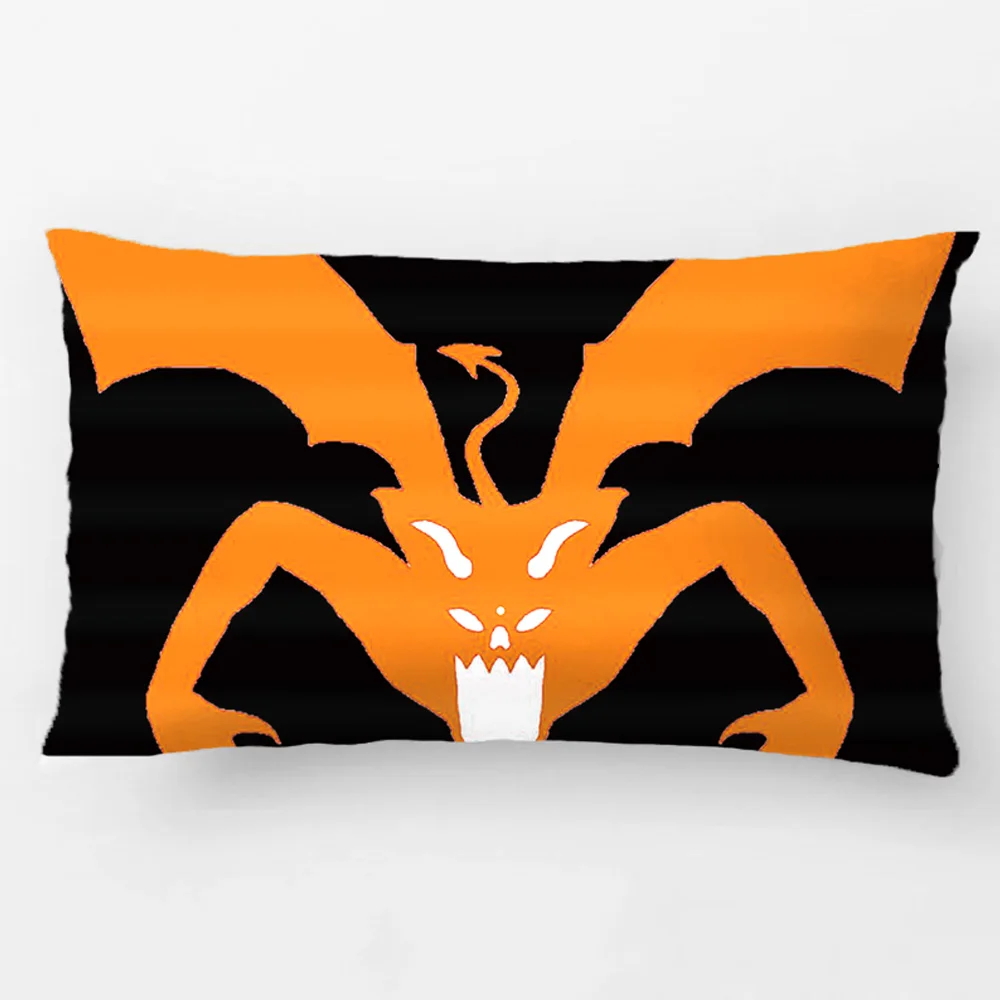 Оранжевый дьявол плед Подушка Чехол декоративная наволочка индивидуальный