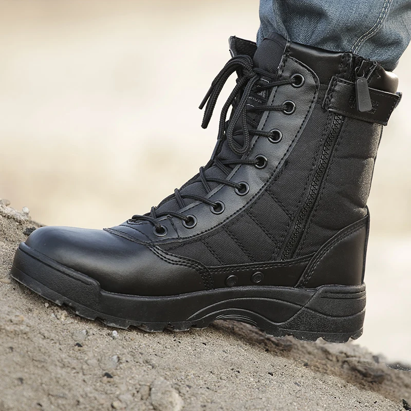 Outdoor Shoes Desert Breathable Military Tactical Boots Men Combat Army Autumn Travel |