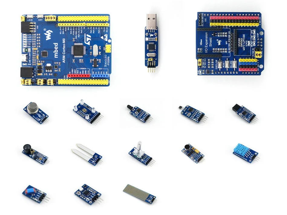 module STM32 XNUCLEO-F030R8 STM32F030R8T6 ARM Cortex M0 Development Board Compatible with NUCLEO-F030R8 + IO Expansion Shield |