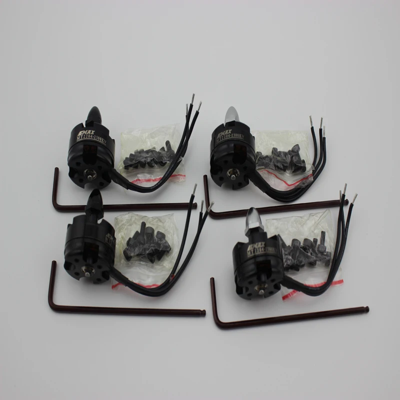 Emax MT2204 2300KV бесщеточный двигатель для RC Multirotor QAV250 FPV Quadcopter (4 шт. 2xccw 2xCW)|brushless servo