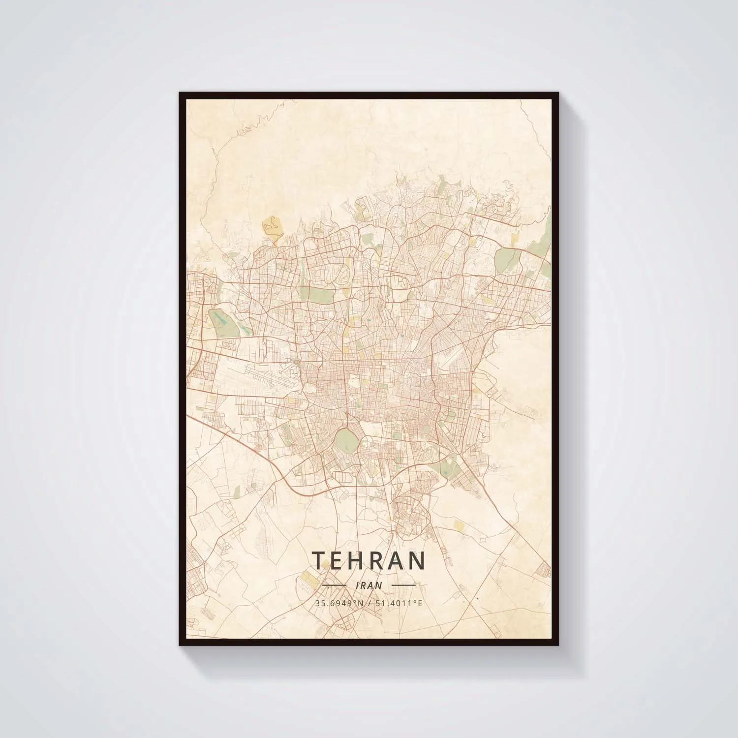 Tehran Iran Poster | Painting &amp Calligraphy