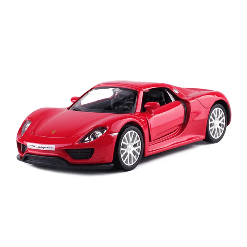1:32 Porschee 918 машина Diecasts игрушечный транспорт горячая модель колеса автомобиля с