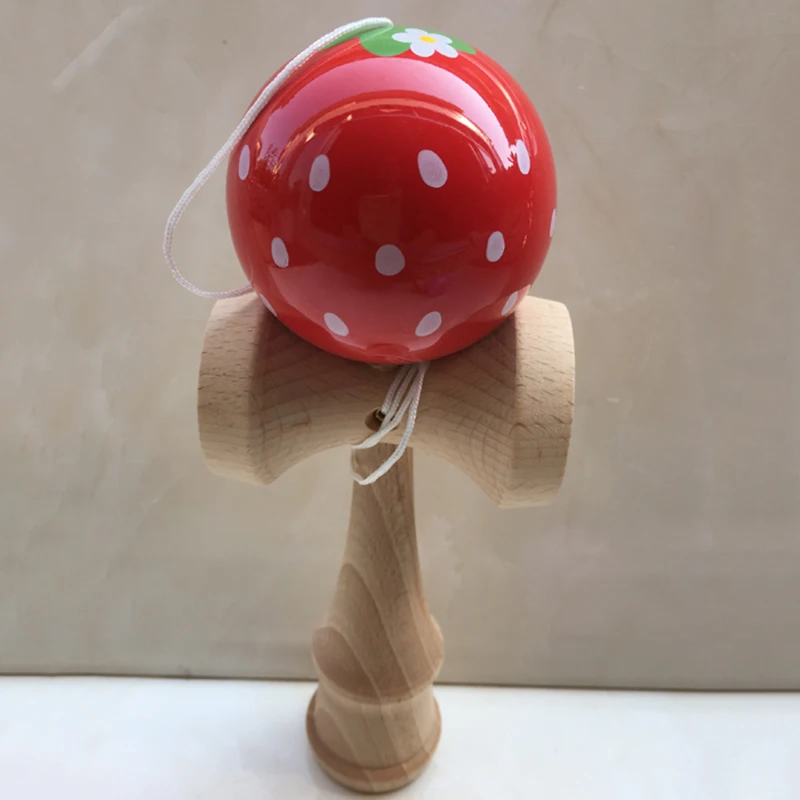 18X6X7 см, мультяшный шар Kendama, деревянные игрушки, умелые игры для жонглирования, мяч для спорта и отдыха, игрушки из искусственной кожи, игрушки для взрослых и детей