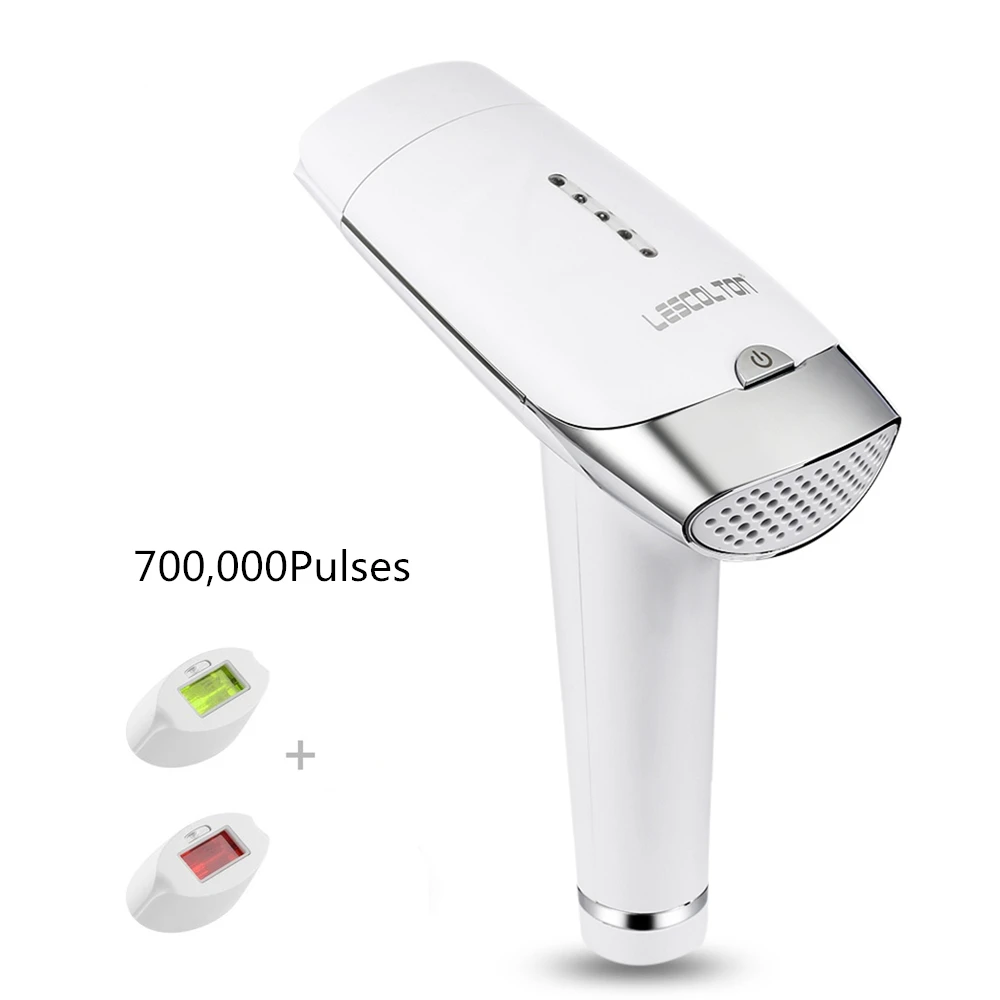 Lescolton IPL Машинка для удаления волос, постоянный Электрический лазерный эпилятор, 700000 импульсный депилятор, средство для удаления волос на лице, женское и мужское бикини - Цвет: 700000flashes