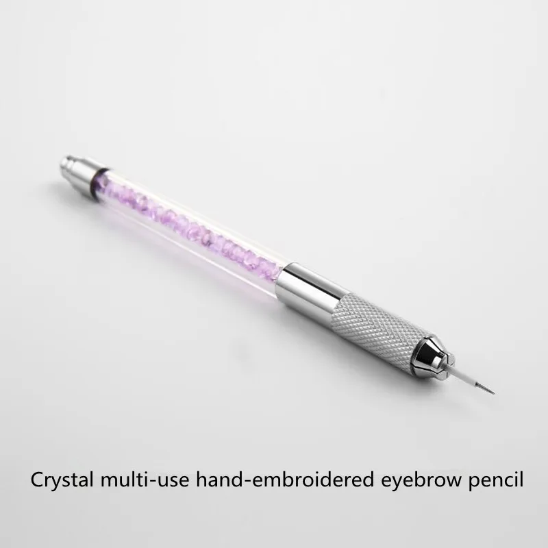 5 шт. ручка для татуажа бровей с кристаллами|tattoo pen|embroidery peneyebrow embroidery pen |