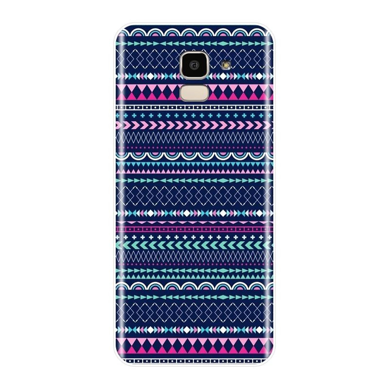 Силиконовый чехол для телефона Samsung Galaxy J3 J5 J7 2015 2016 2017 этническая задняя крышка J4 J6