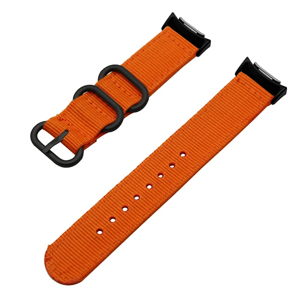 Холст нейлон ремешок для samsung Шестерни 2 R360/Fit2 Pro R365 Смотреть Band спортивный ремешок Сталь кольцо застежка браслет