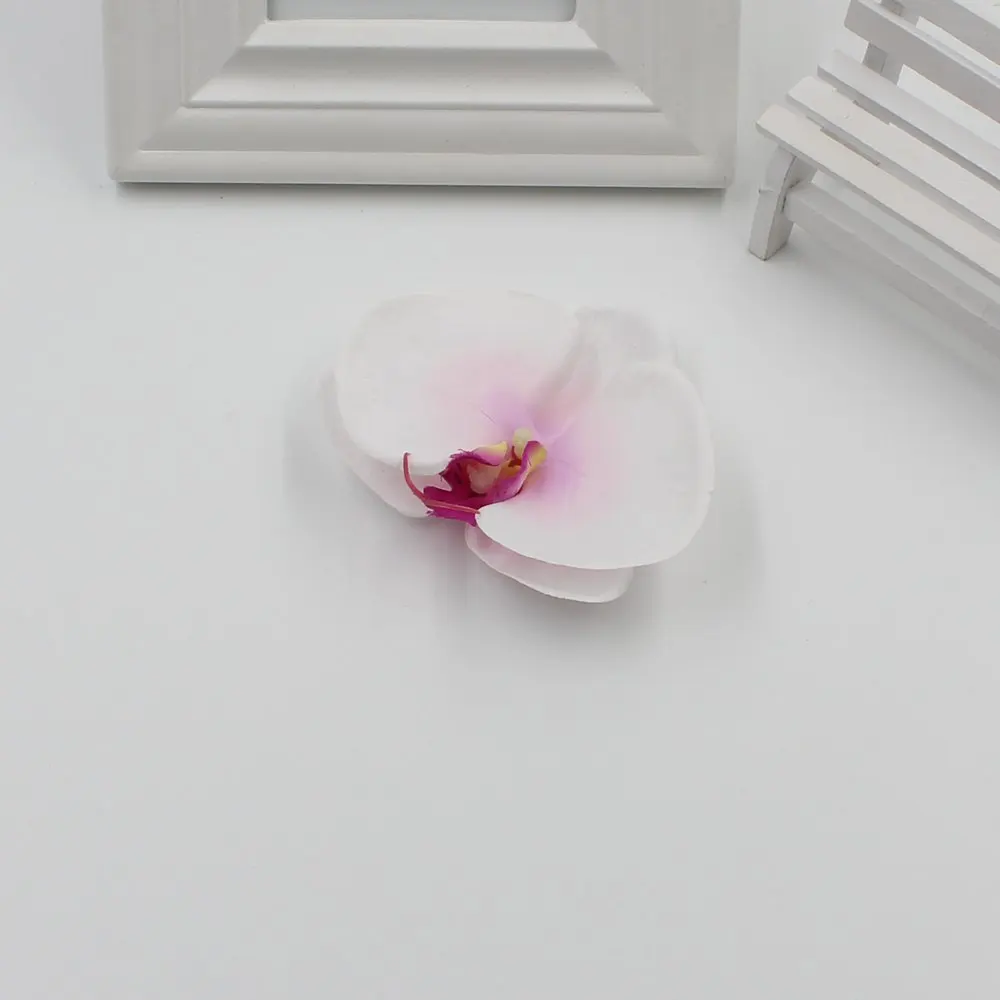 Новинка 2 шт./лот искусственный шелк имитация один цветок моль Орхидея Цветочная