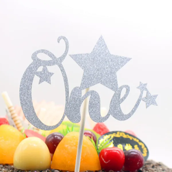 Топпер для торта на день рождения с блестками в виде звезд|topper baby shower|topper babytoppers