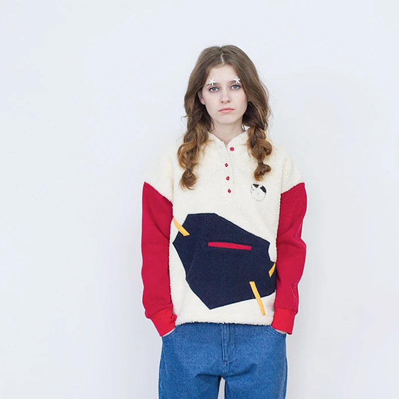 Фланелевые толстовки женские толстые пуловеры топы для девочек новинка осенняя