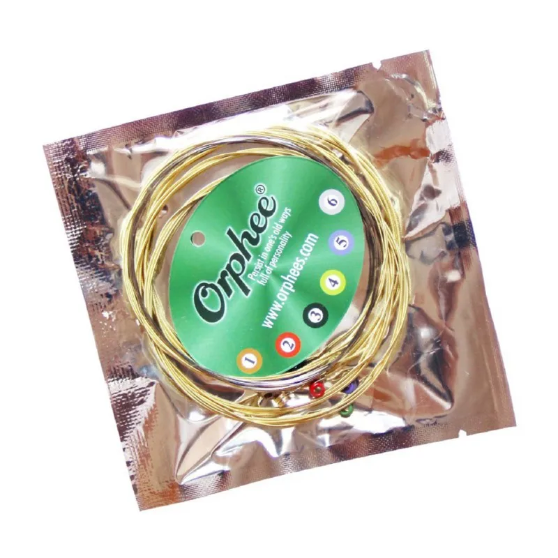 Акустическая гитарная струна с шестигранным сердечником + 8% никеля бронзовый тон