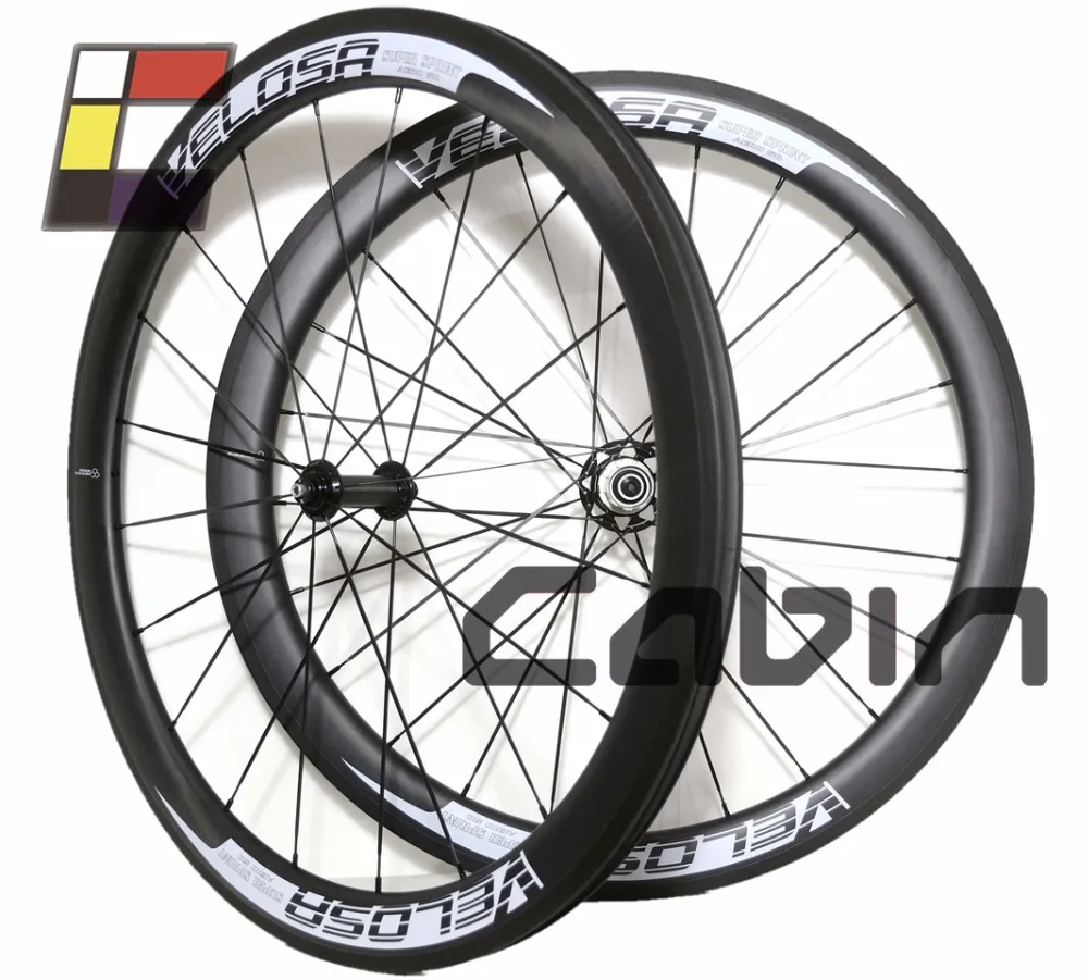 Velosa supreme 50 велосипедная углеродная колесная пара мм клинчерная/трубчатая